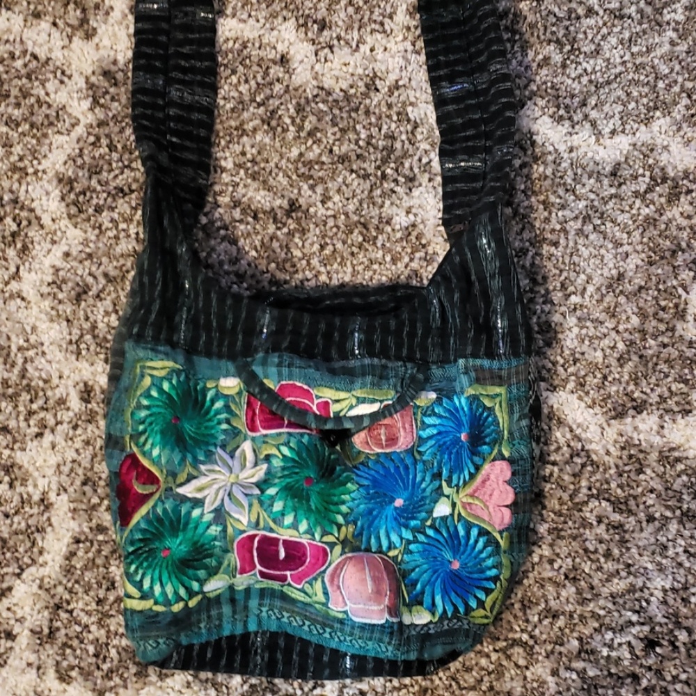 Vintage bohemian crossbody bag